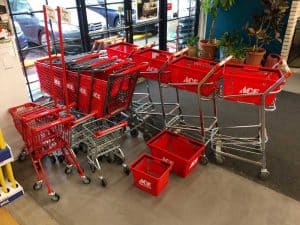 Two Tier Shopping Carts and Baskets in ACE Hardware