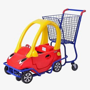 Carrinho de compras para carros novos com cesta grande